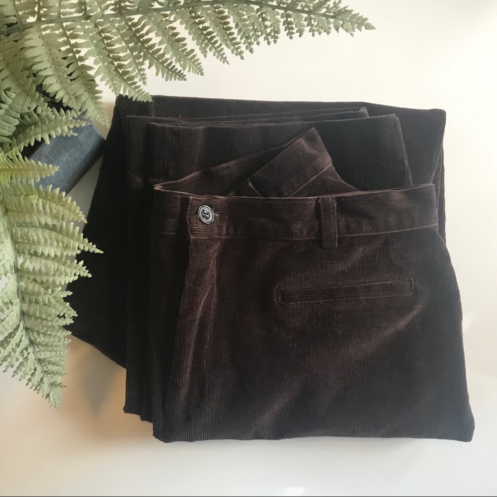 Rafaella Brown Corduroy Pants 12